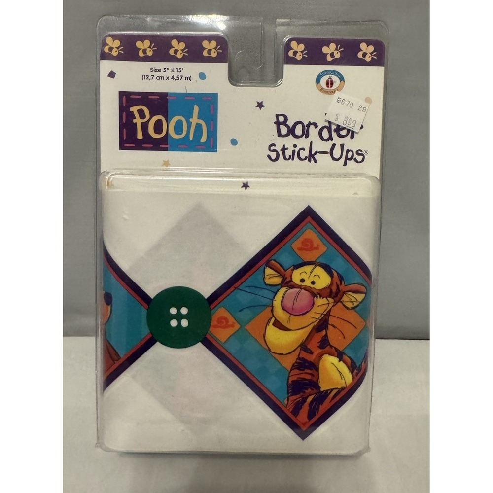 New Disney Winnie The Pooh Border Stick Ups Tiger Piglet  5"‎ x 15"